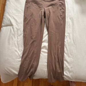 Athleta Transcend Stash Crop Pants in Brown